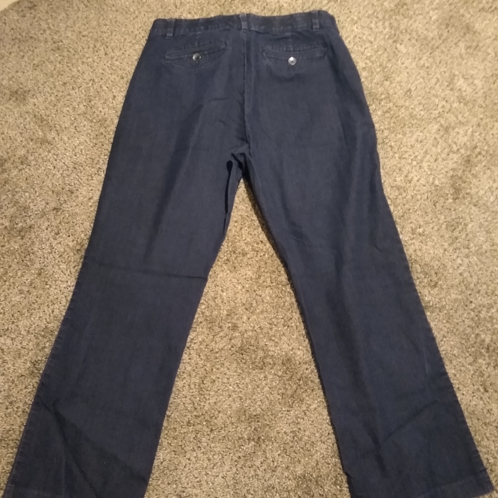 Denim Dress Pants
